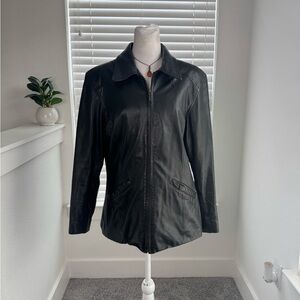 Vintage Maxima by Wilsons Leather Black Leather Jacket 🖤 | 90s Biker Core